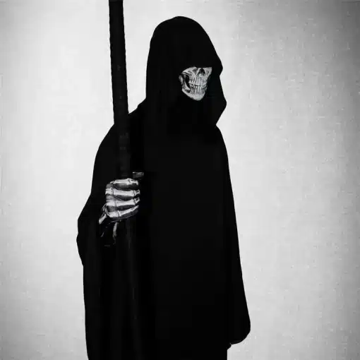 Halloween-Face-Mask-Skeleton-Headgear-Terrifying-Death-Ghost-Horror-Realistic-Face-Mask-Costume-Cosplay-Accessories-For-2 – saadaval Tootemaailm e-kaubamajas