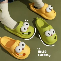 Funny-Cartoon-Dog-Slippers-Women-Summer-2023-New-Hollow-Out-Thick-Sole-Anti-slip-PVC-Slippers-1 – saadaval Tootemaailm e-kaubamajas