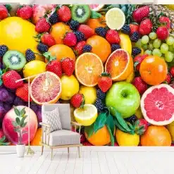 Custom-3D-Wallpaper-For-Kitchen-Room-Strawberry-Orange-Fruits-Photo-Wall-Mural-Home-Improvement-Wall-Papers-1 – saadaval Tootemaailm e-kaubamajas