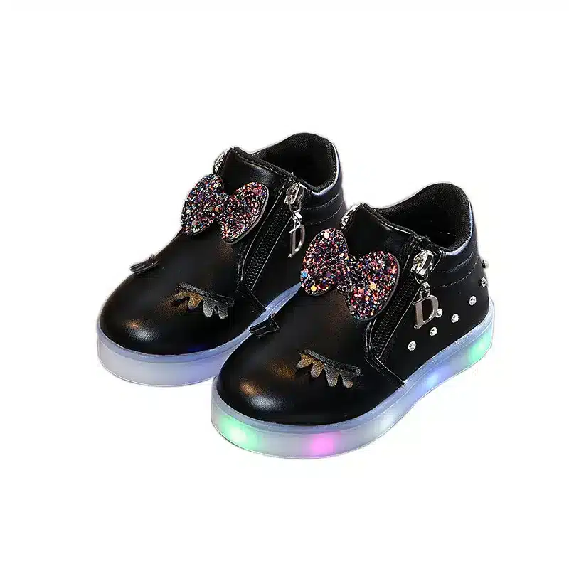 Children-Glowing-Sneakers-Kid-Princess-Bow-for-Girls-LED-Shoes-Cute-Baby-Sneakers-with-Light-Shoes-3